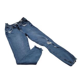 Kensie Vintage Luxe Distressed Skinny Jean Juniors Sz 13/31‎